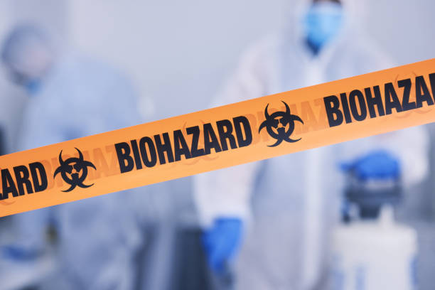 Professional Biohazard Cleanup technician working in Beltsville, MD